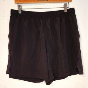 NWT Athlio Black Men's Athletic Running Dry Mesh Shorts, Size L‎